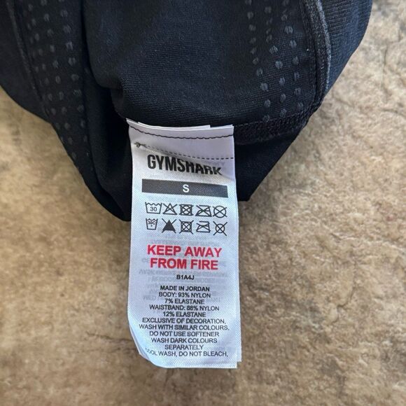 Gymshark Vital Shorts Black Marl Size Small - Picture 8 of 9